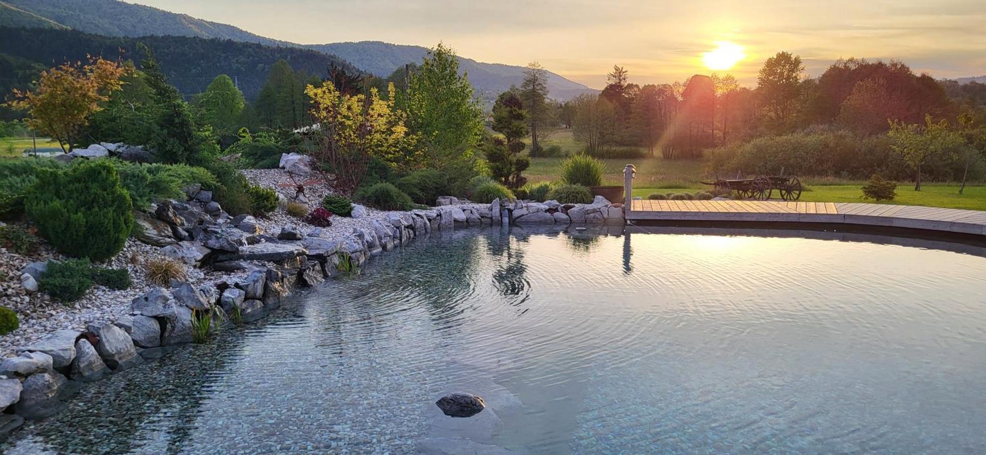 Glamping Happiness With Natural Pool Ribnica Ngoại thất bức ảnh