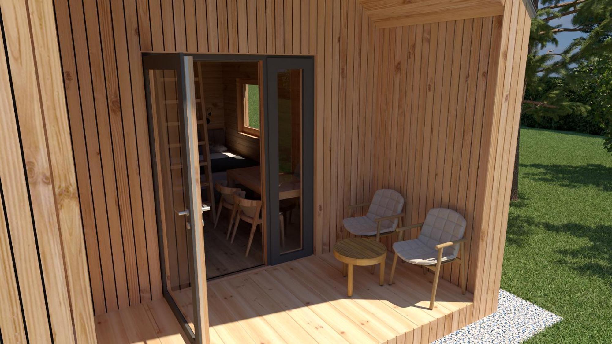 Glamping Happiness With Natural Pool Ribnica Ngoại thất bức ảnh